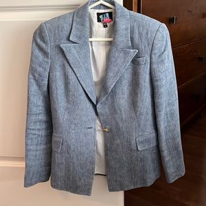 Judith and Charles size 2 light blue jacket.